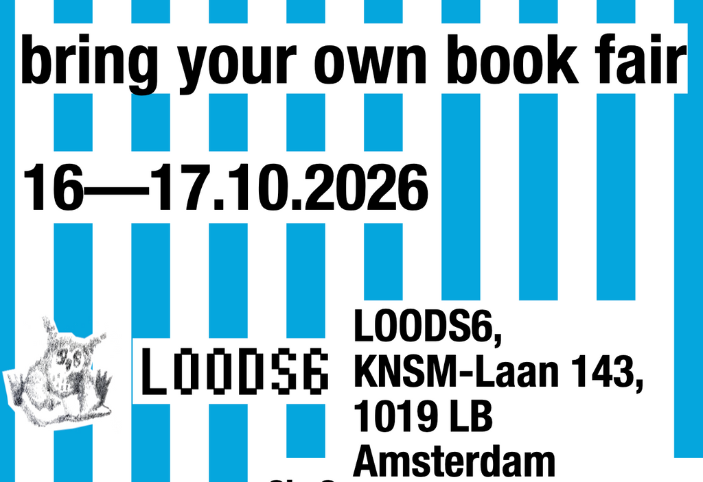 Art Book Fair | Bring Your Own Book Fair | 16 & 17 October 2026